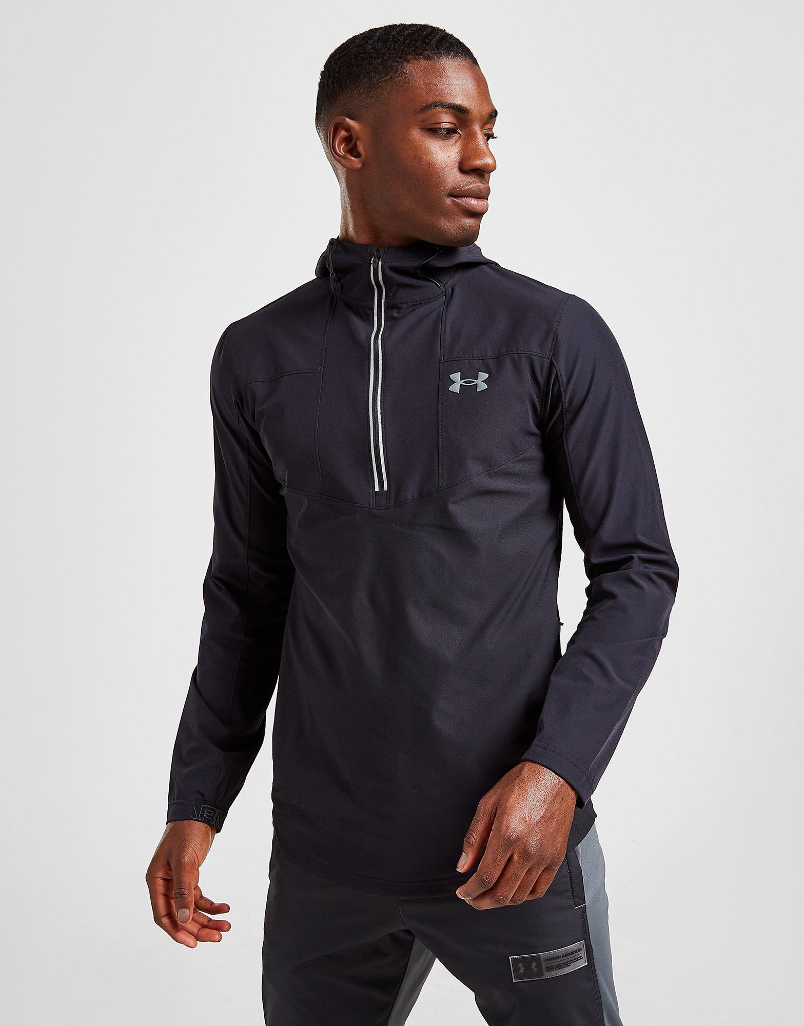 Pánska mikina UNDER ARMOUR MIKINA S KAPUCŇOU VANISH 1/2 ZIP 1370148-002 Čierna