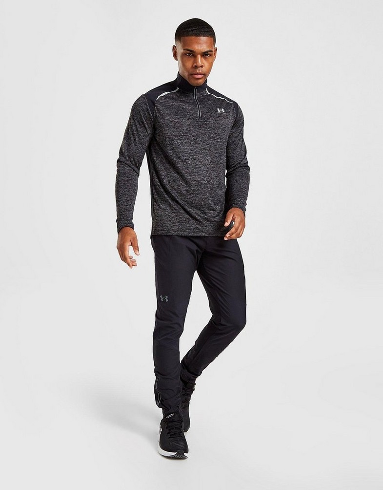 Pánske nohavice UNDER ARMOUR NOHAVICE  VANISH TRACK PANTS 1370149-002 Čierna