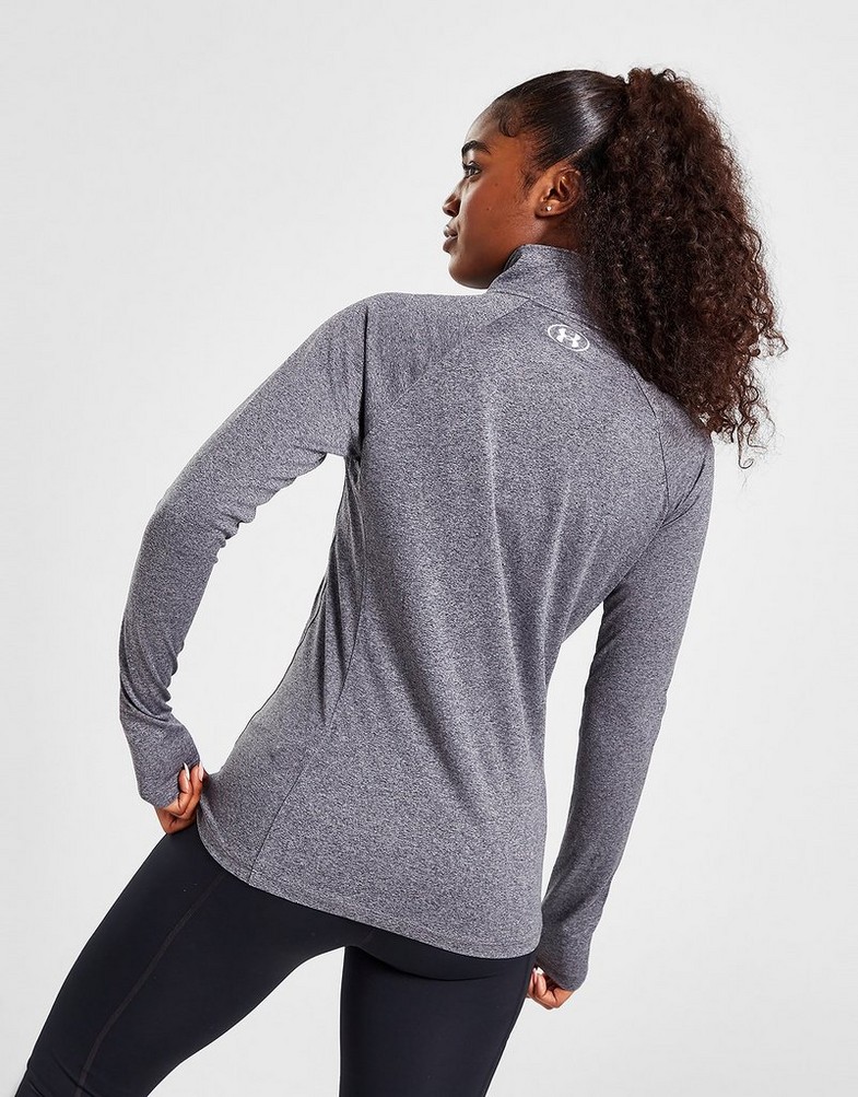 UNDER ARMOUR BEZRĘKAWNIK TECH 1/2 ZIP TOP 1320126090 Czarny