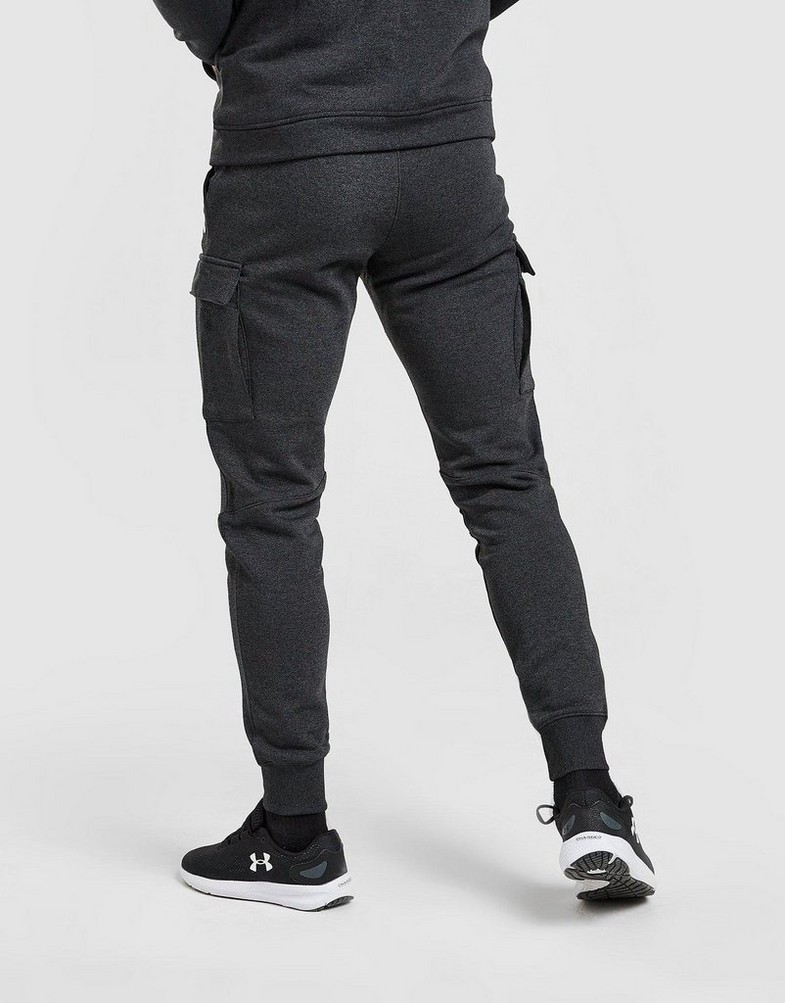 Pánske nohavice UNDER ARMOUR NOHAVICE  THREADBORNE CARGO JOGGERS 1370147-001 Čierna