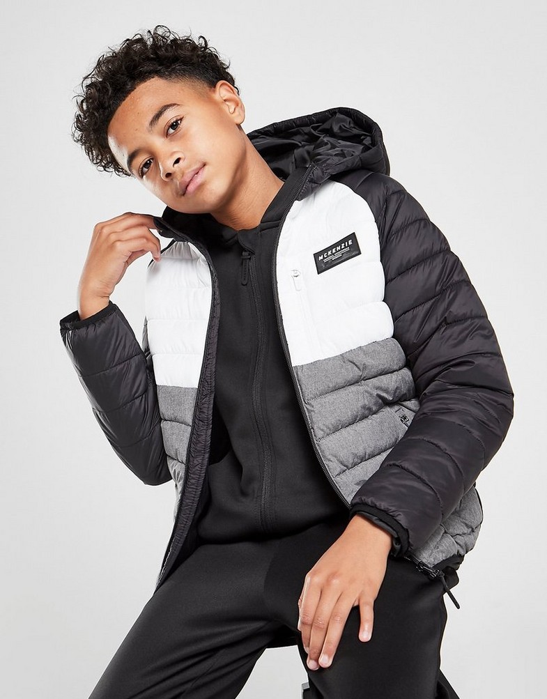 Gyerek kabát MCKENZIE COREY PADDED JACKET JUNIOR  MCKTJ14808BWG Fekete