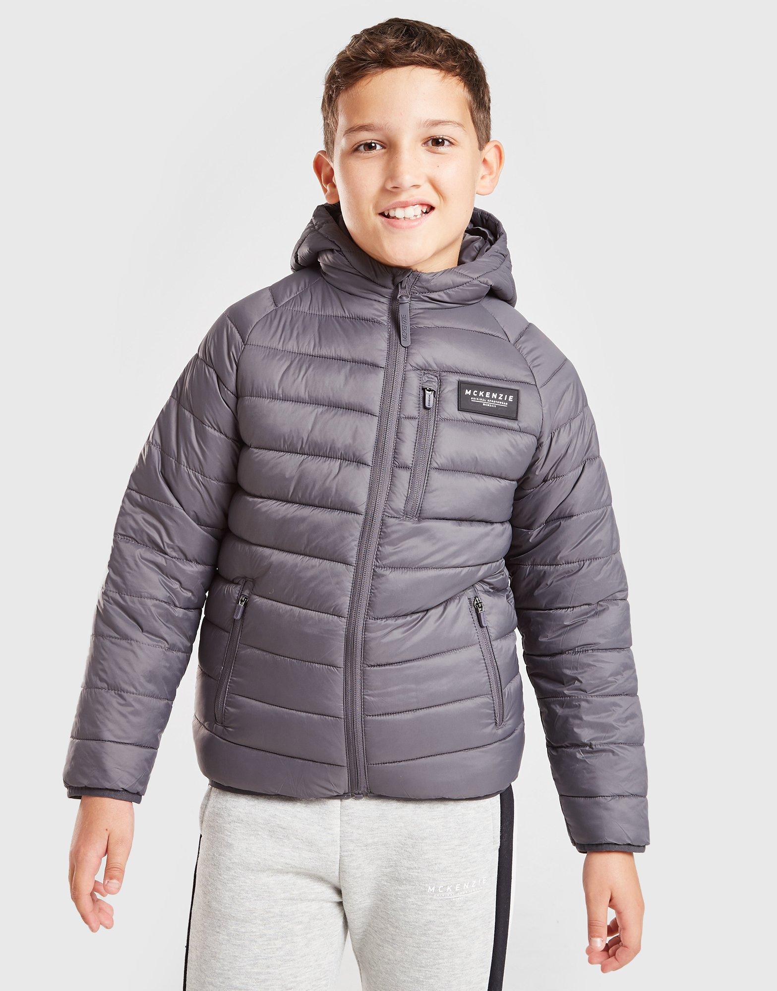 MCKENZIE BUNDA COREY PADDED JACKET JUNIOR MCKTJ14808DGY Sivá