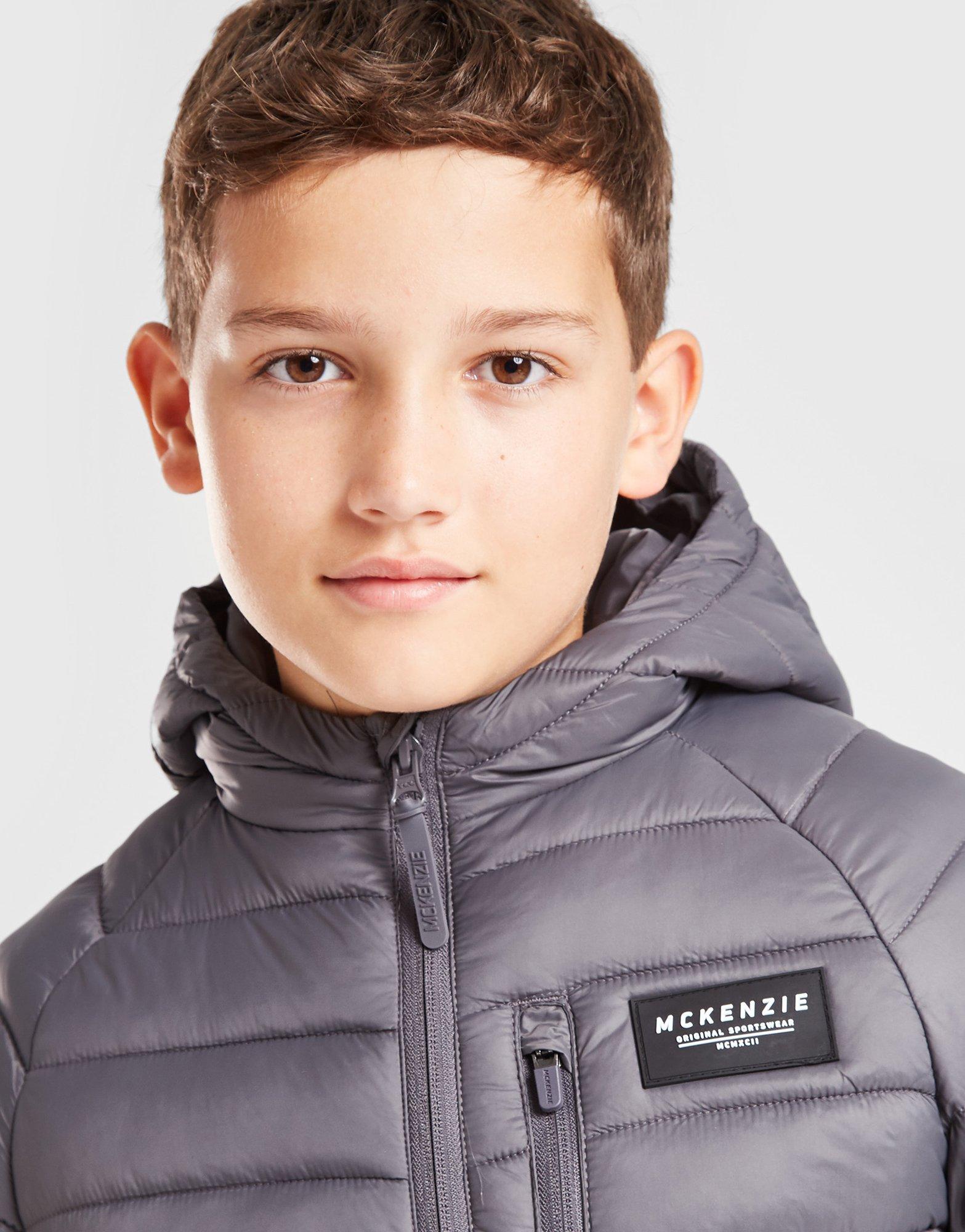 MCKENZIE BUNDA COREY PADDED JACKET JUNIOR MCKTJ14808DGY Sivá