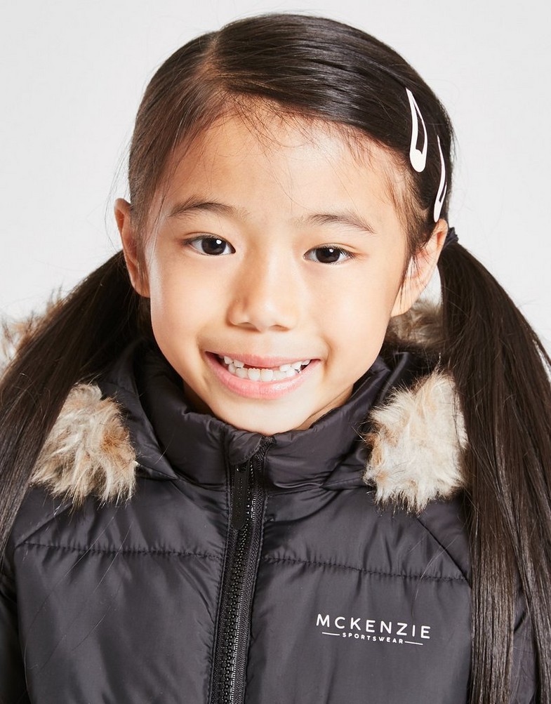 MCKENZIE BUNDA GIRLS' MINI ISABELLE MCKTI14691BLK Čierna