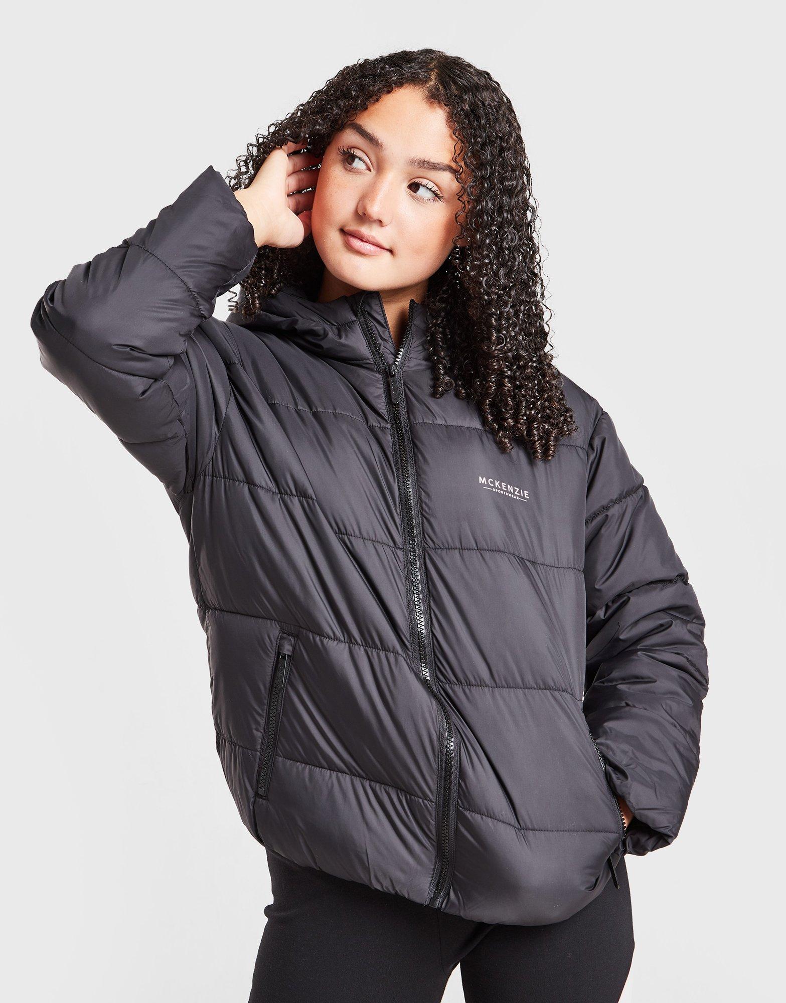 Gyerek kabát MCKENZIE GIRLS' HANNAH PADDED JACKET JUNIOR  MCKTJ14659BLK Fekete