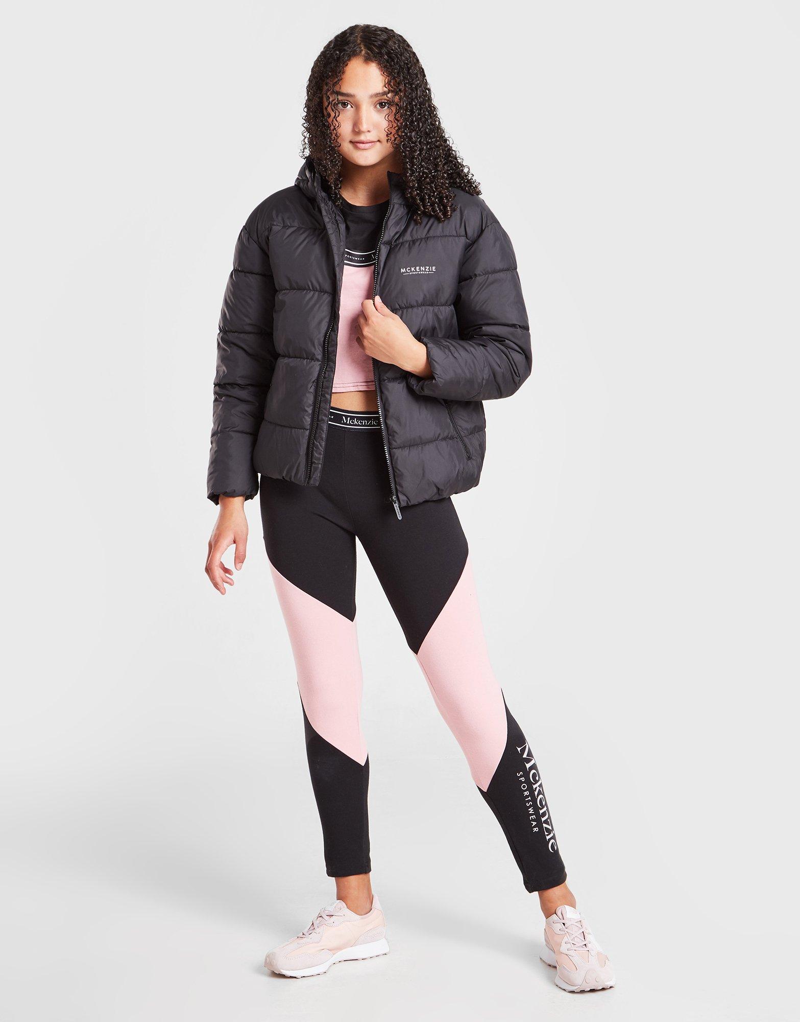 Gyerek kabát MCKENZIE GIRLS' HANNAH PADDED JACKET JUNIOR  MCKTJ14659BLK Fekete