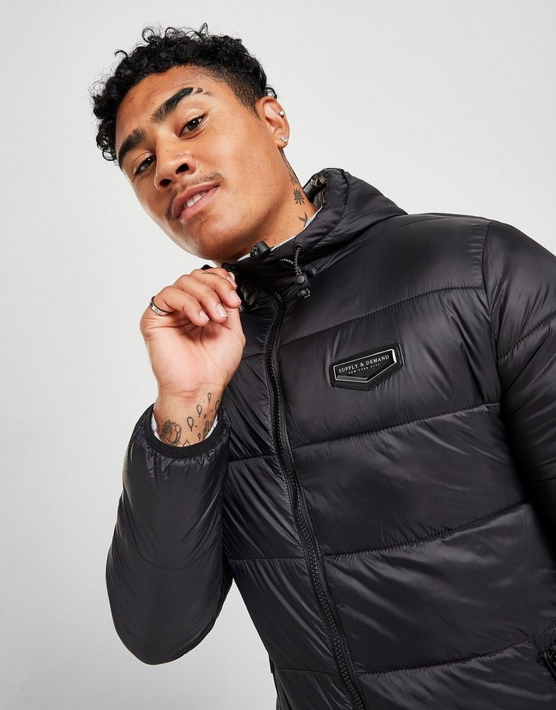 SUPPLY u0026 DEMAND KURTKA DEGREE JACKET SUPTM15479 | kolor Czarny ▷ Męskie  Ubrania w JD Sports
