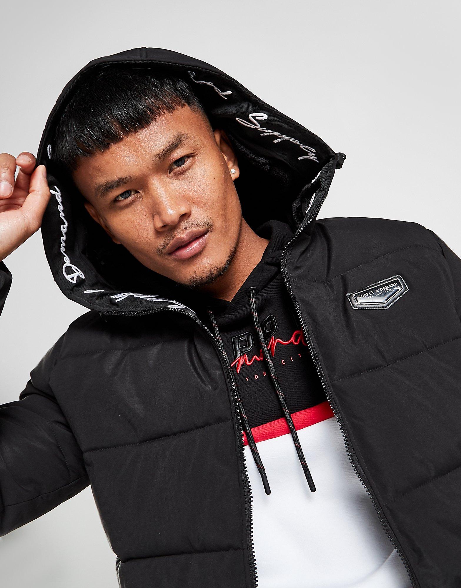 SUPPLY u0026 DEMAND KURTKA FACTION JACKET SUPTM15579 | kolor Czarny ▷ Męskie  Ubrania w JD Sports