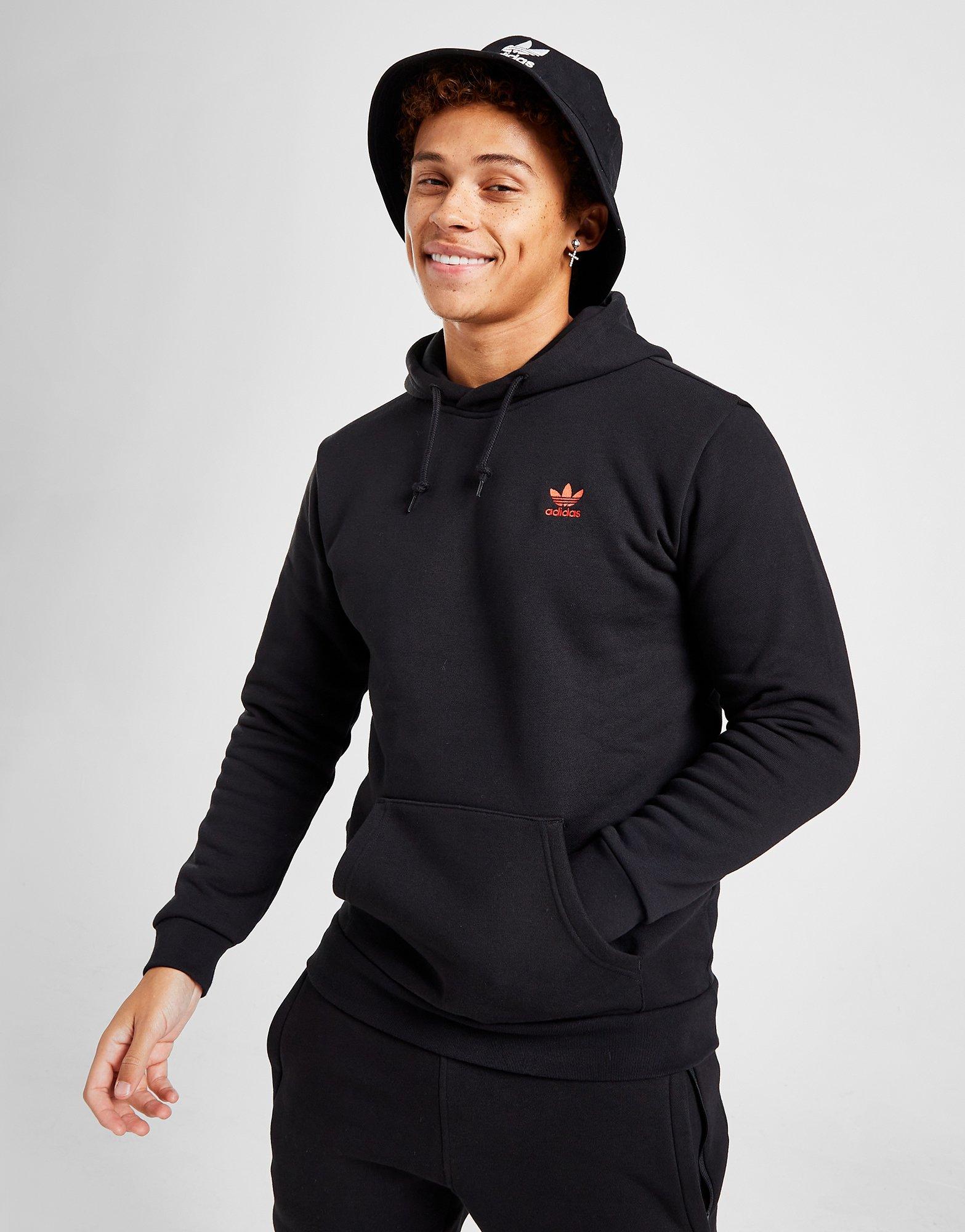 Pánska mikina ADIDAS TREFOIL ESSENTIAL HOODIE  HC3471 Čierna