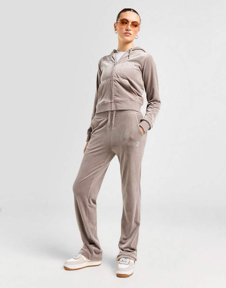 Жіночі штани JUICY COUTURE ШТАНИ DMNT LOGO VLR PANT BEI JCJDW187116 Бежевий