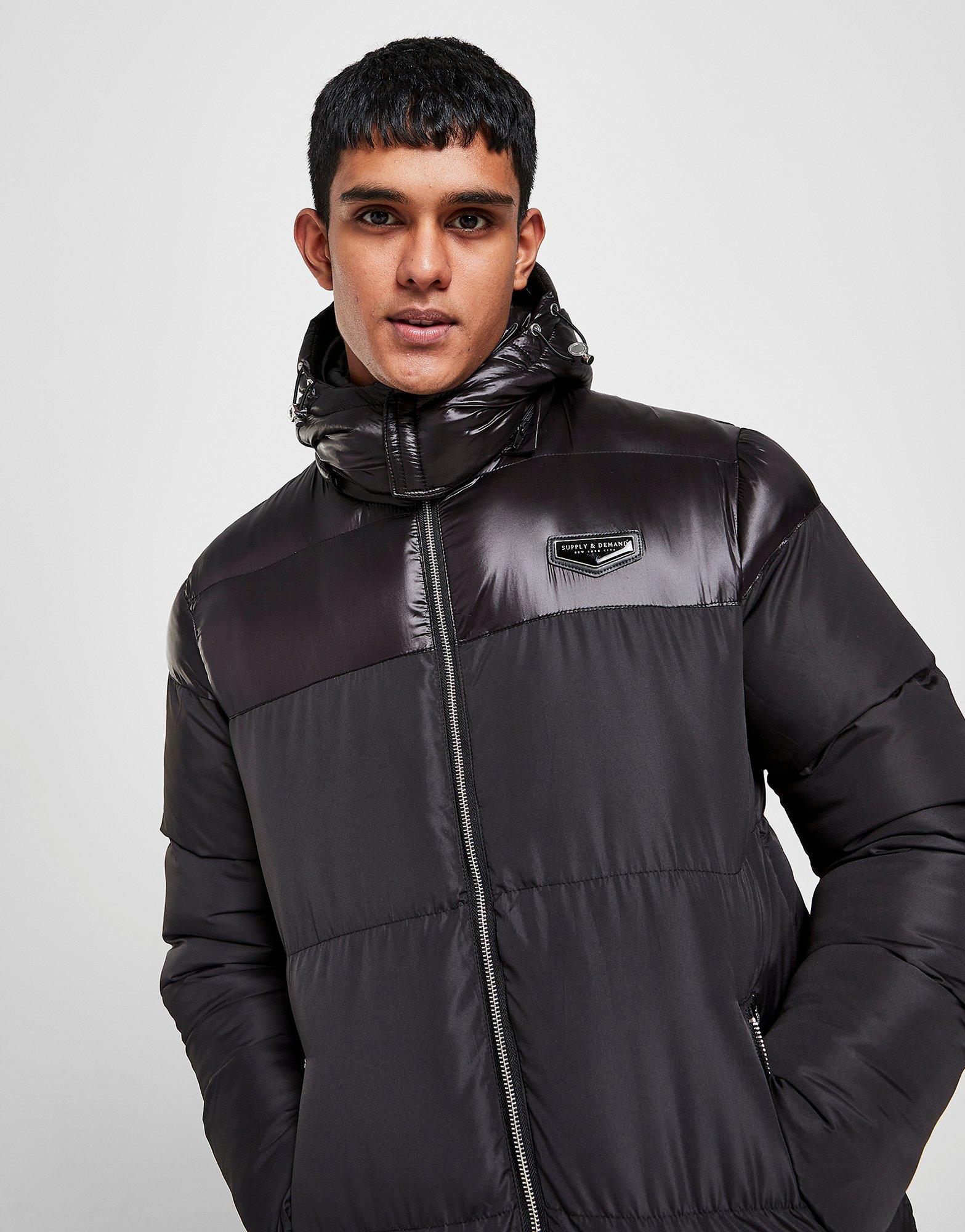 Férfi kabát SUPPLY & DEMAND KABÁT JAZZ JACKET SUPTM15583 Fekete