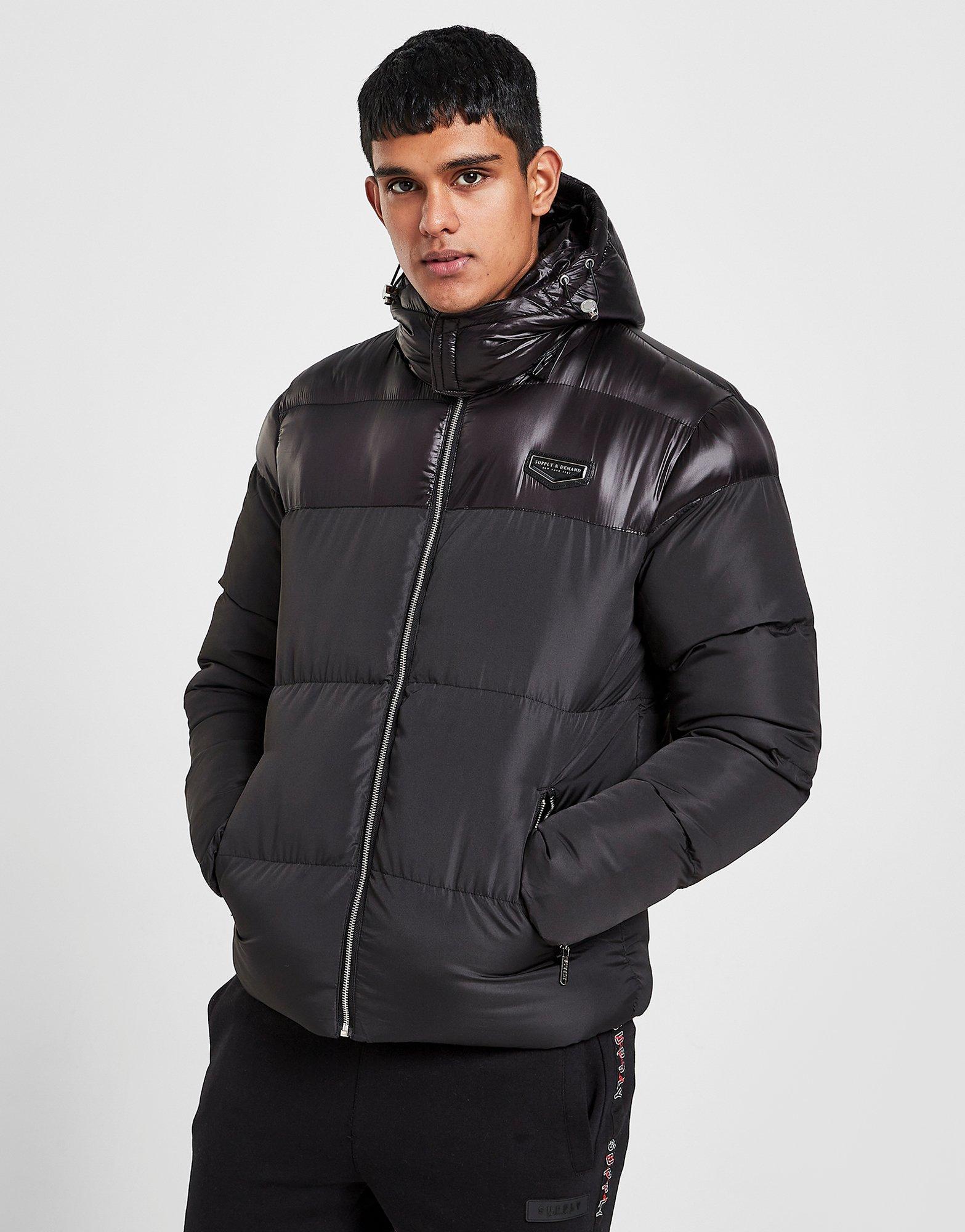 Férfi kabát SUPPLY & DEMAND KABÁT JAZZ JACKET SUPTM15583 Fekete