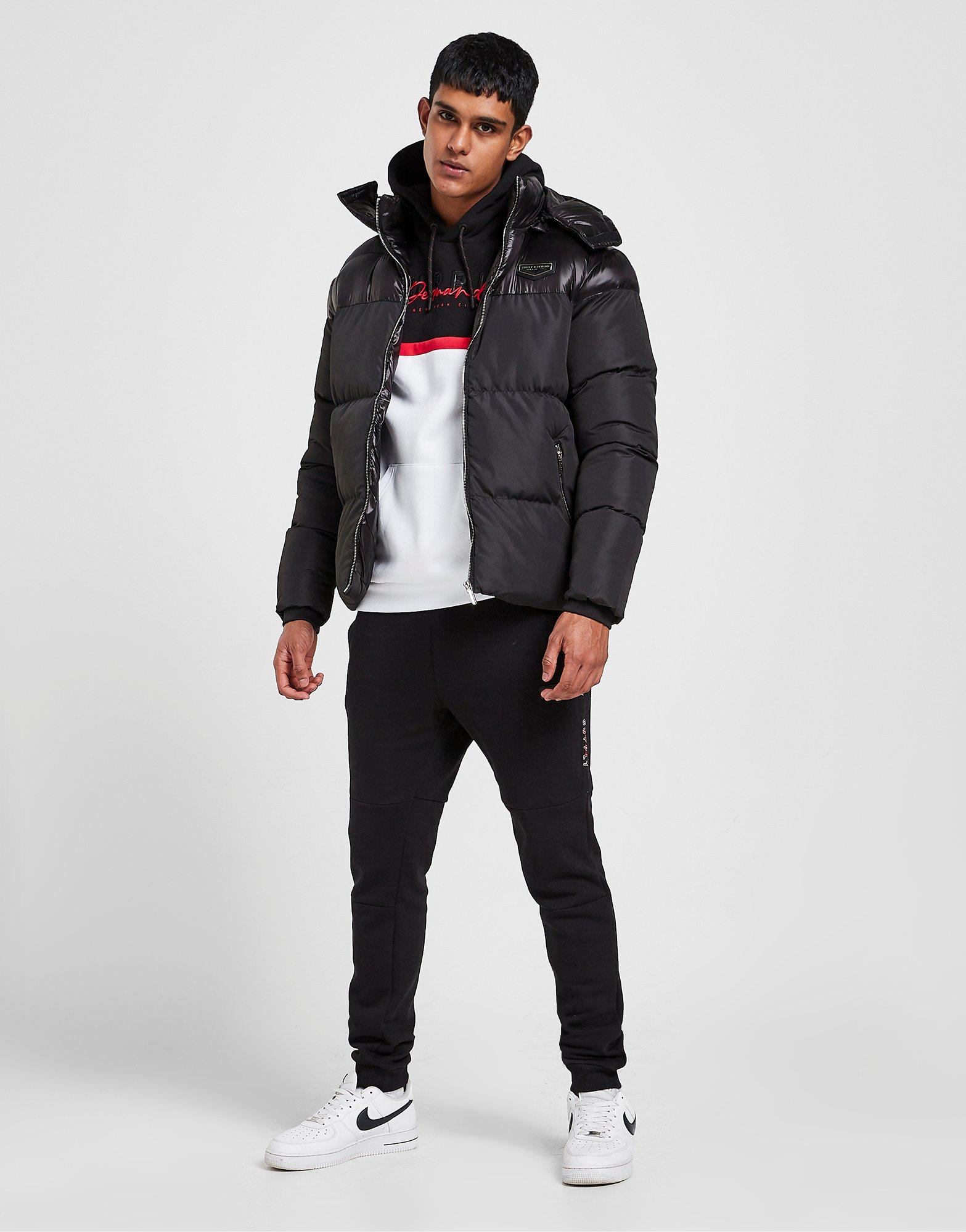 Férfi kabát SUPPLY & DEMAND KABÁT JAZZ JACKET SUPTM15583 Fekete