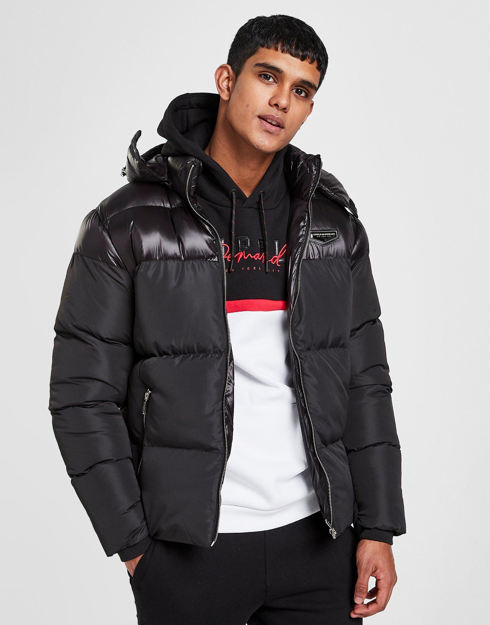 Férfi kabát SUPPLY & DEMAND KABÁT JAZZ JACKET SUPTM15583 Fekete