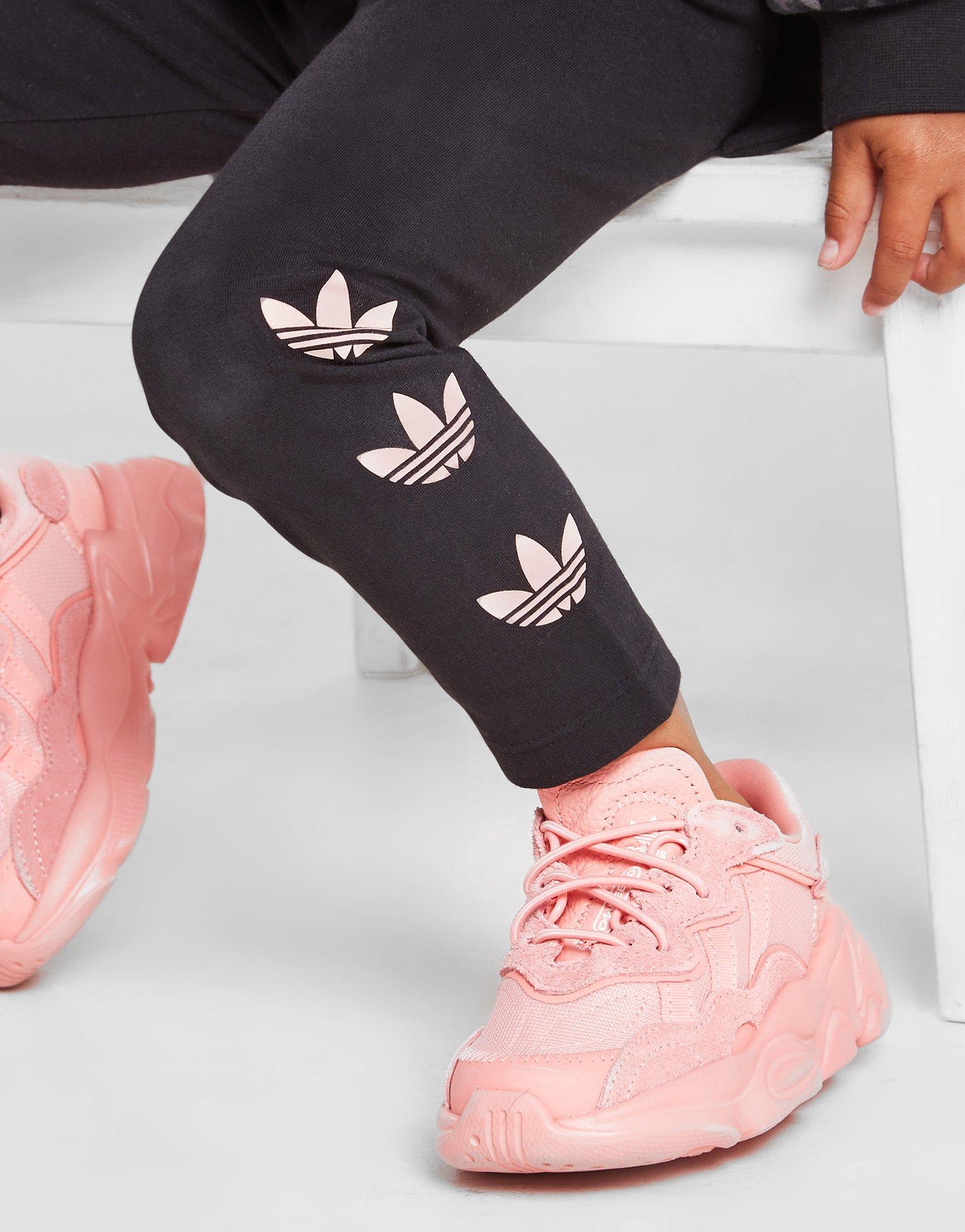 Trening pentru copii ADIDAS TRENING TIE DYE CREW TRACKSUIT HB6207 Negru