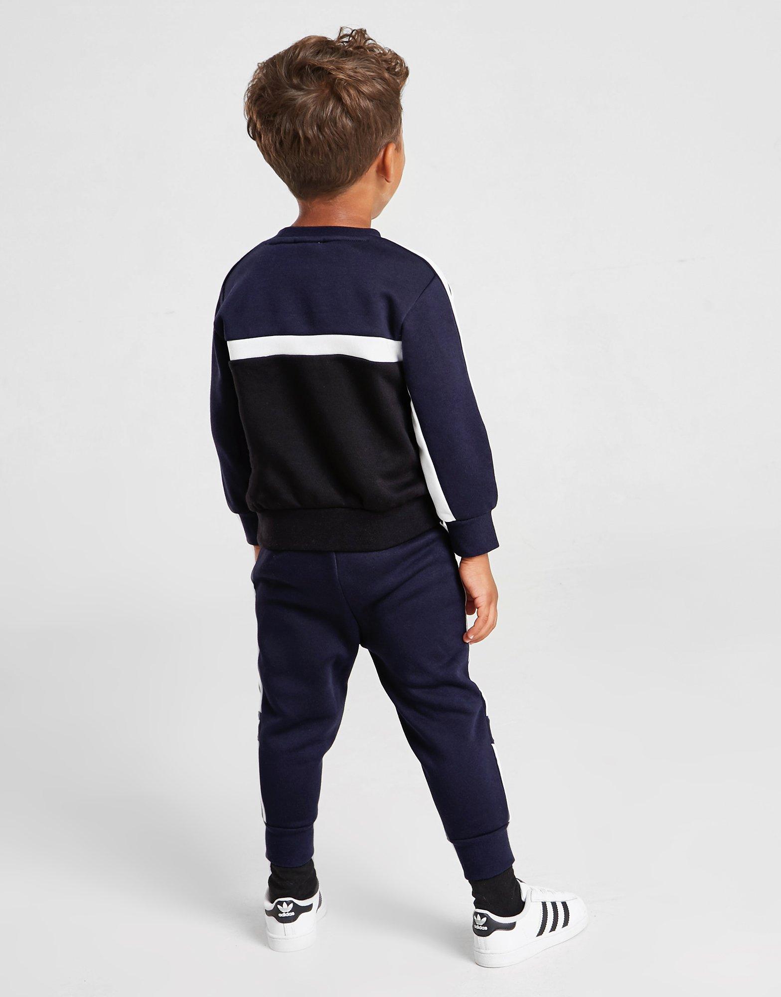 Trening pentru copii ADIDAS TRENING ITASCA CREW TRACKSUIT HB6211 Negru