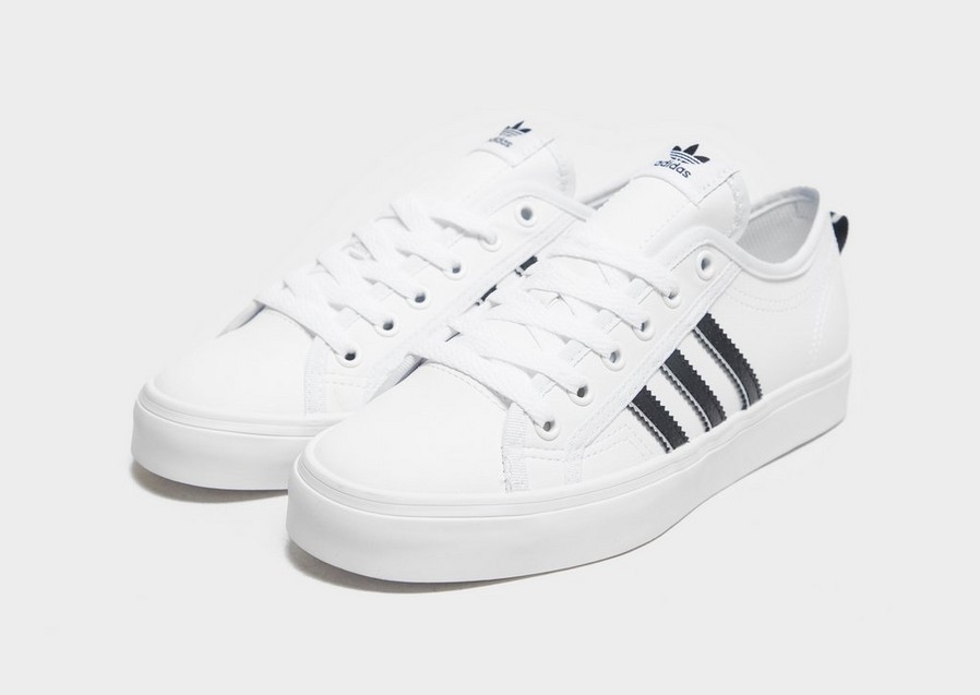 Gyerek tornacipők és teniszcipők ADIDAS NIZZA LO  H05057 Fehér