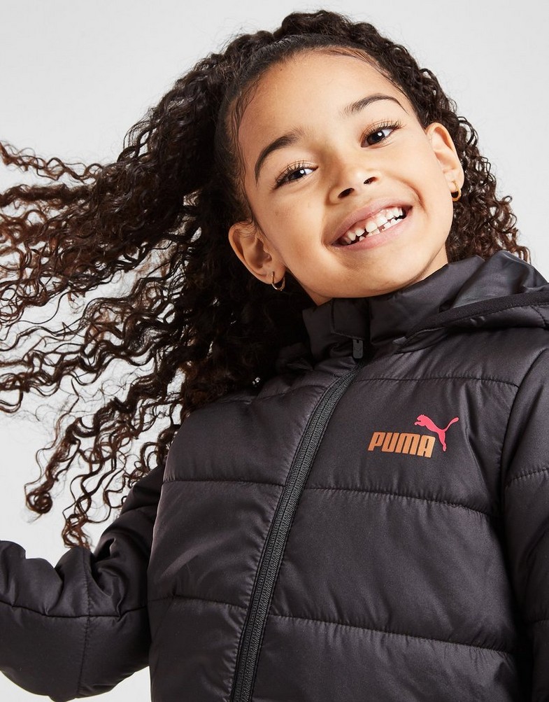 PUMA JACHETĂ GIRLS' ESSENTIAL PADDED 84811301 Negru