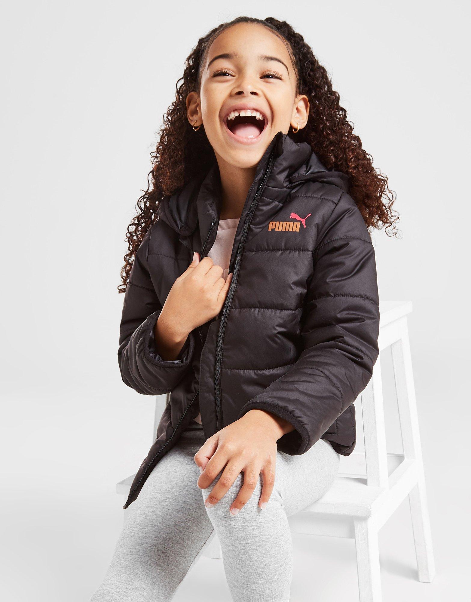 PUMA BUNDA GIRLS' ESSENTIAL PADDED 84811301 Čierna