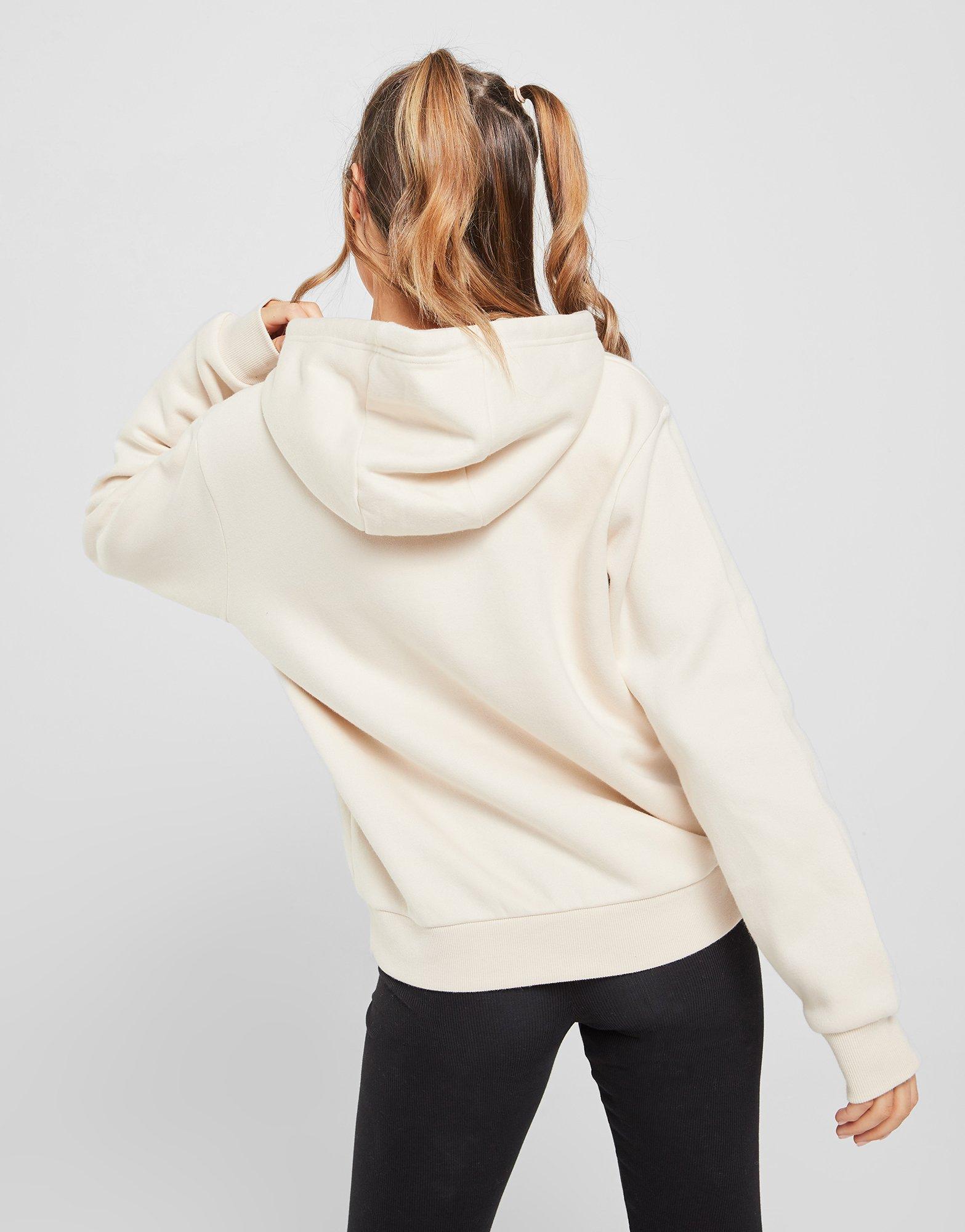 Bluză pentru femei ELLESSE BLUZĂ CU GLUGĂ PANEL BOYFRIEND HOODIE SJD14706OFFWH Bej