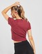 ELLESSE T-SHIRT BABY RIB CROP T-SHIRT