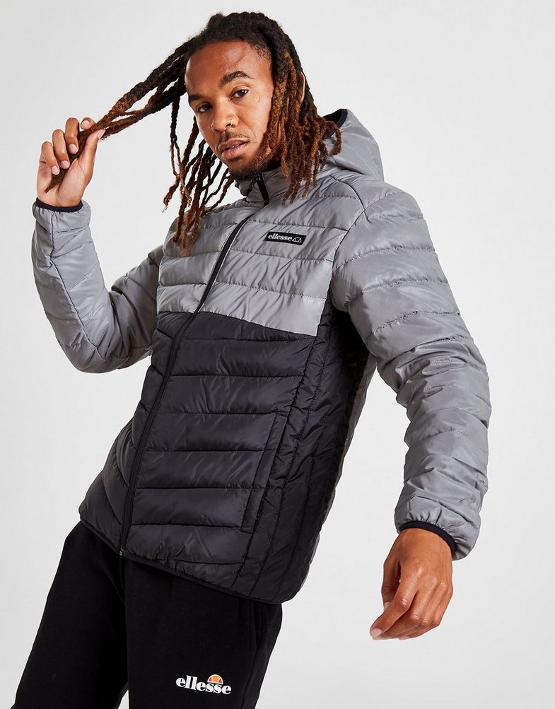 Kurtka męska ELLESSE KURTKA TARUS PADDED JACKET SJD14701 Srebrny