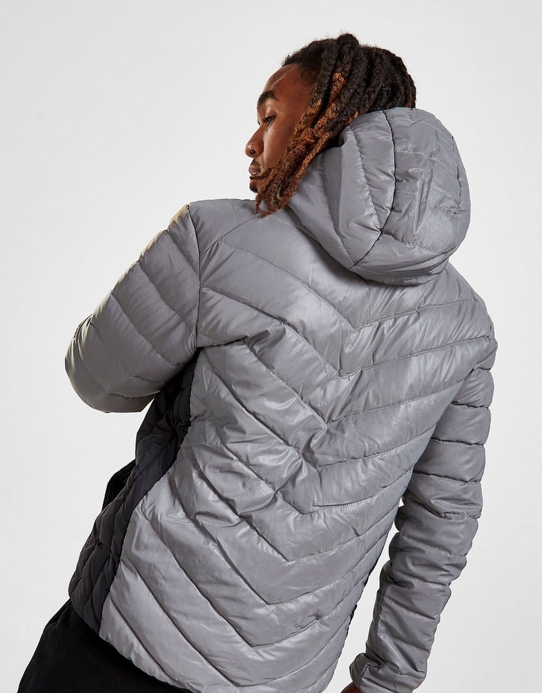 Kurtka męska ELLESSE KURTKA TARUS PADDED JACKET SJD14701 Srebrny