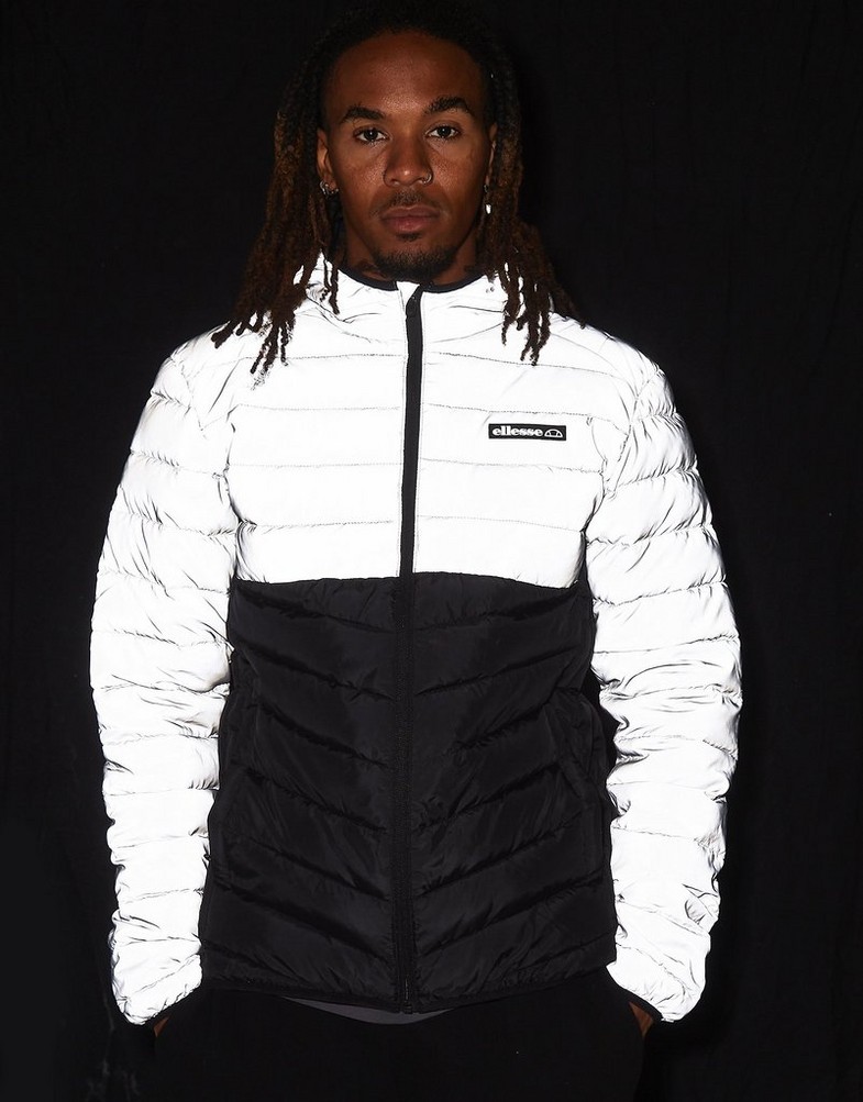 Kurtka męska ELLESSE KURTKA TARUS PADDED JACKET SJD14701 Srebrny