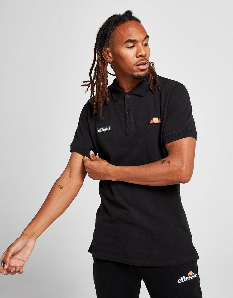 ELLESSE POLO MONTURA POLO SHIRT SHS04475 Czarny