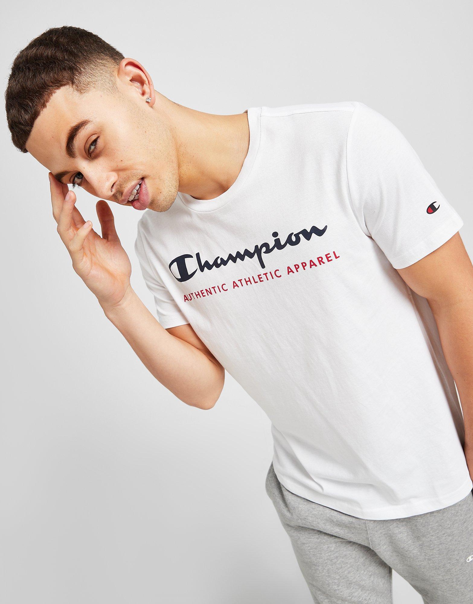 Pánske tričko CHAMPION TRIČKO AUTHENTIC TRIČKO 217770WW001 Biela