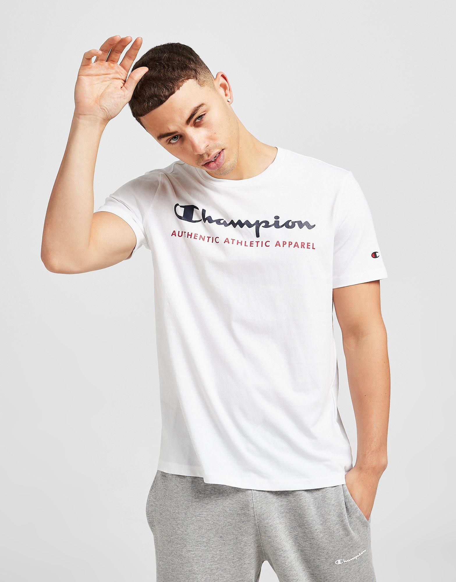 Pánske tričko CHAMPION TRIČKO AUTHENTIC TRIČKO 217770WW001 Biela