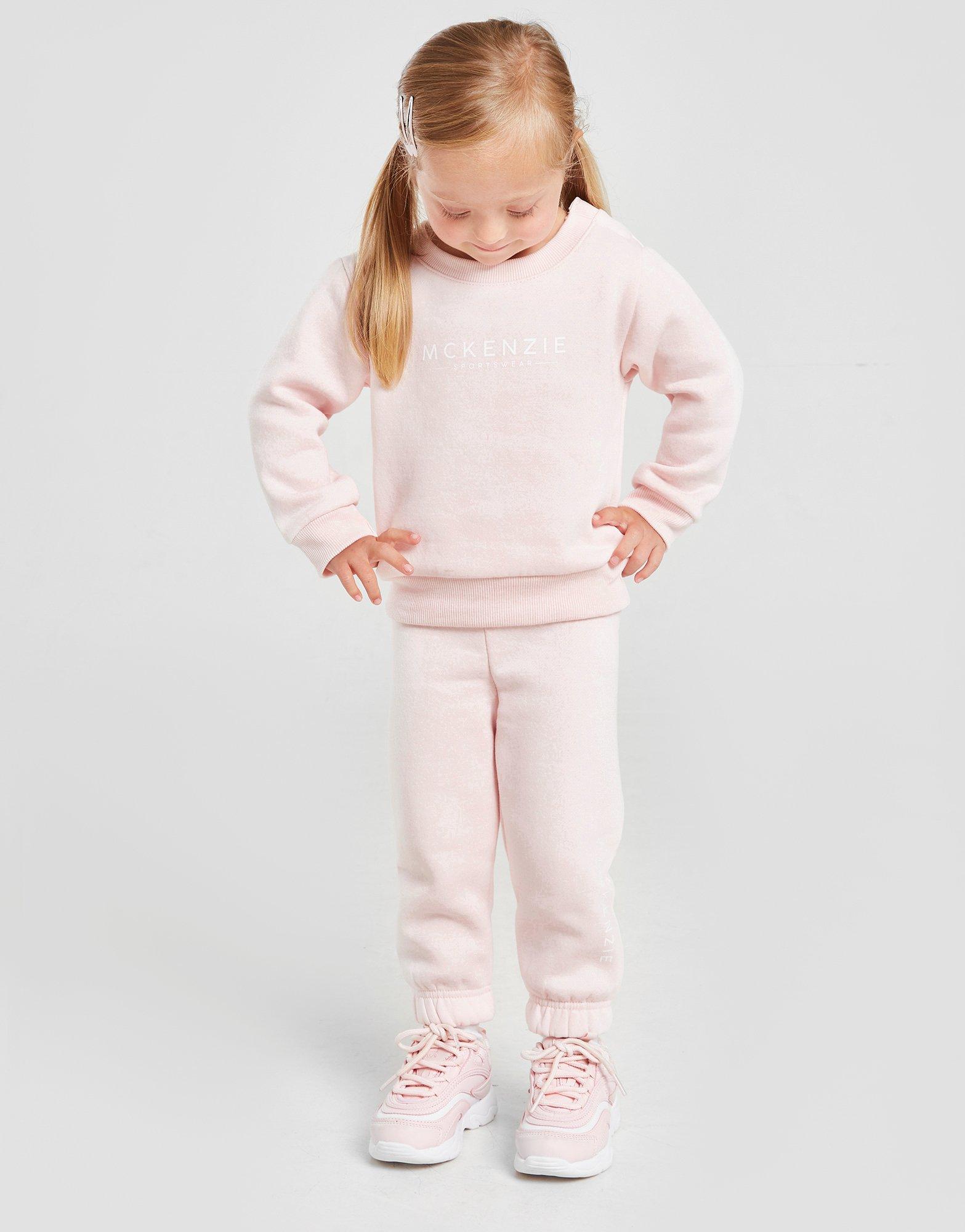Vaikiški sportiniai kostiumai MCKENZIE GIRLS' ESSENTIAL CREW TRACKSUIT INFANT  MCKTI14342LPK Rožinė