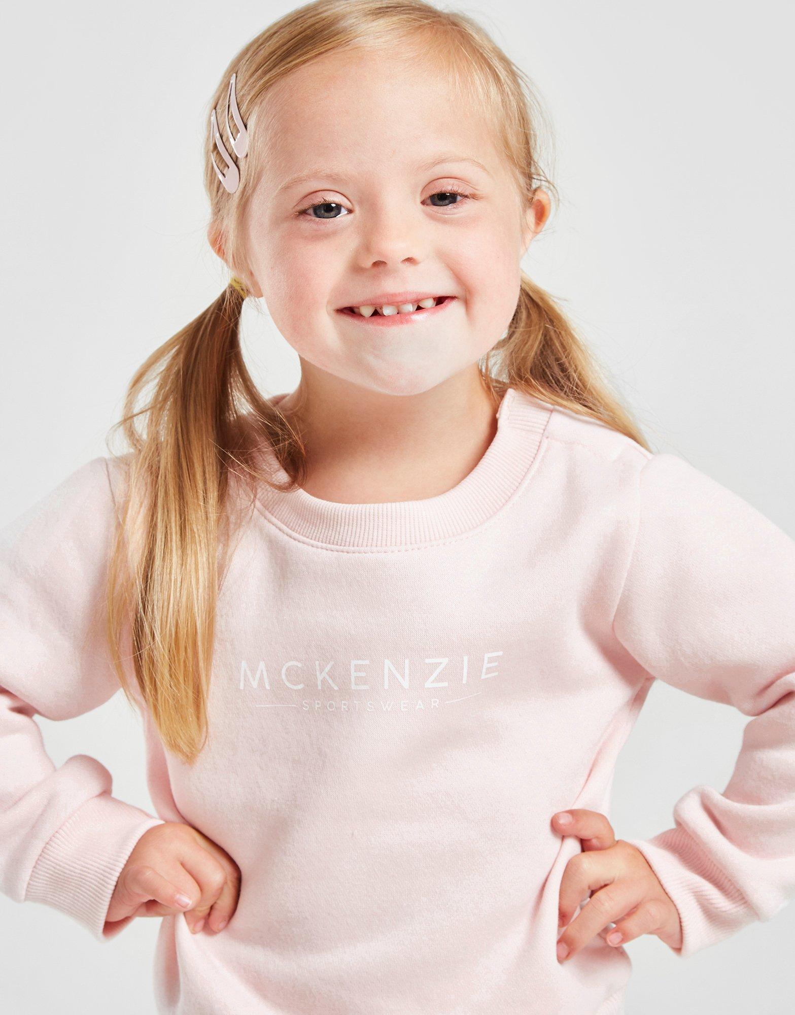 Vaikiški sportiniai kostiumai MCKENZIE GIRLS' ESSENTIAL CREW TRACKSUIT INFANT  MCKTI14342LPK Rožinė