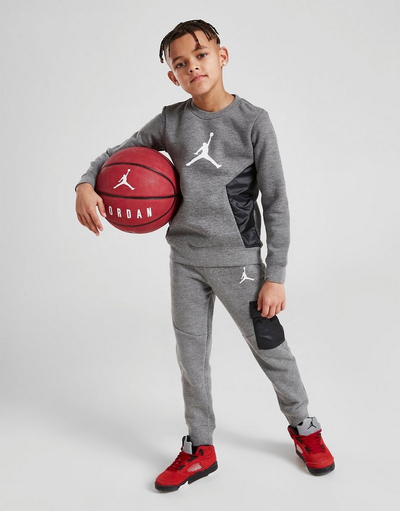 Trening pentru copii JORDAN TRENING JUMPMAN CARGO   CREW TRACKSUIT CHILDREN