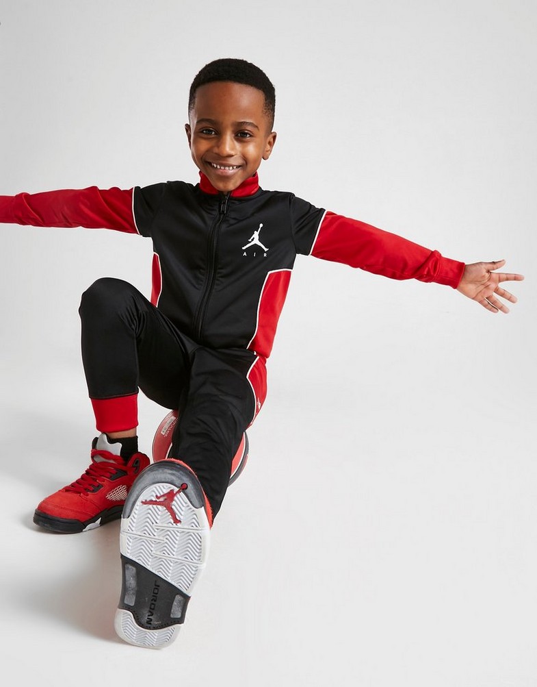 Gyerek melegítőszett JORDAN MELEGÍTŐ JUMPMAN COLOUR   BLOCK POLY TRACKSUIT C 85B015023 Fekete