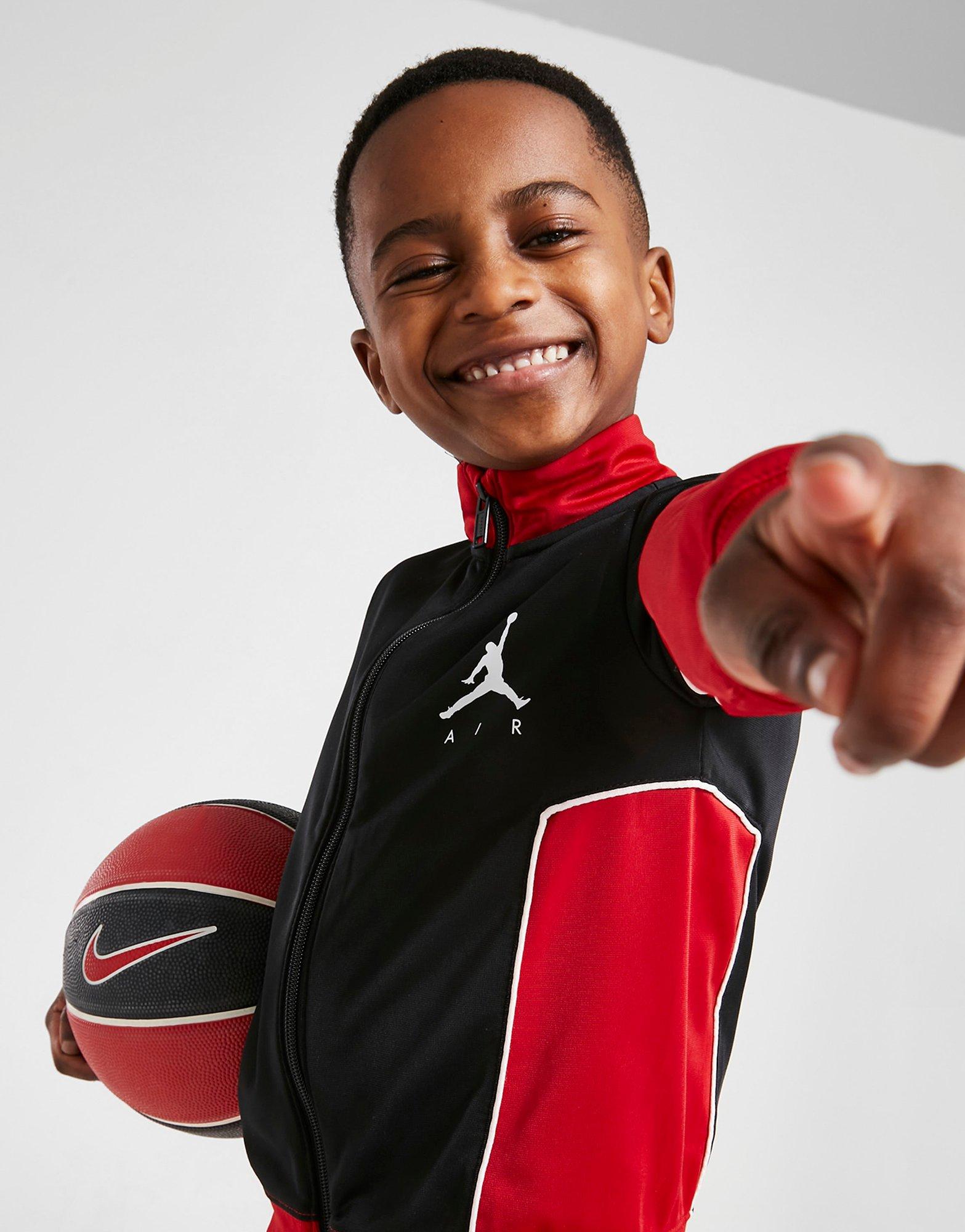 Detská tepláková súprava JORDAN DRES JUMPMAN COLOUR BLOCK POLY TRACKSUIT C 85B015023 Čierna