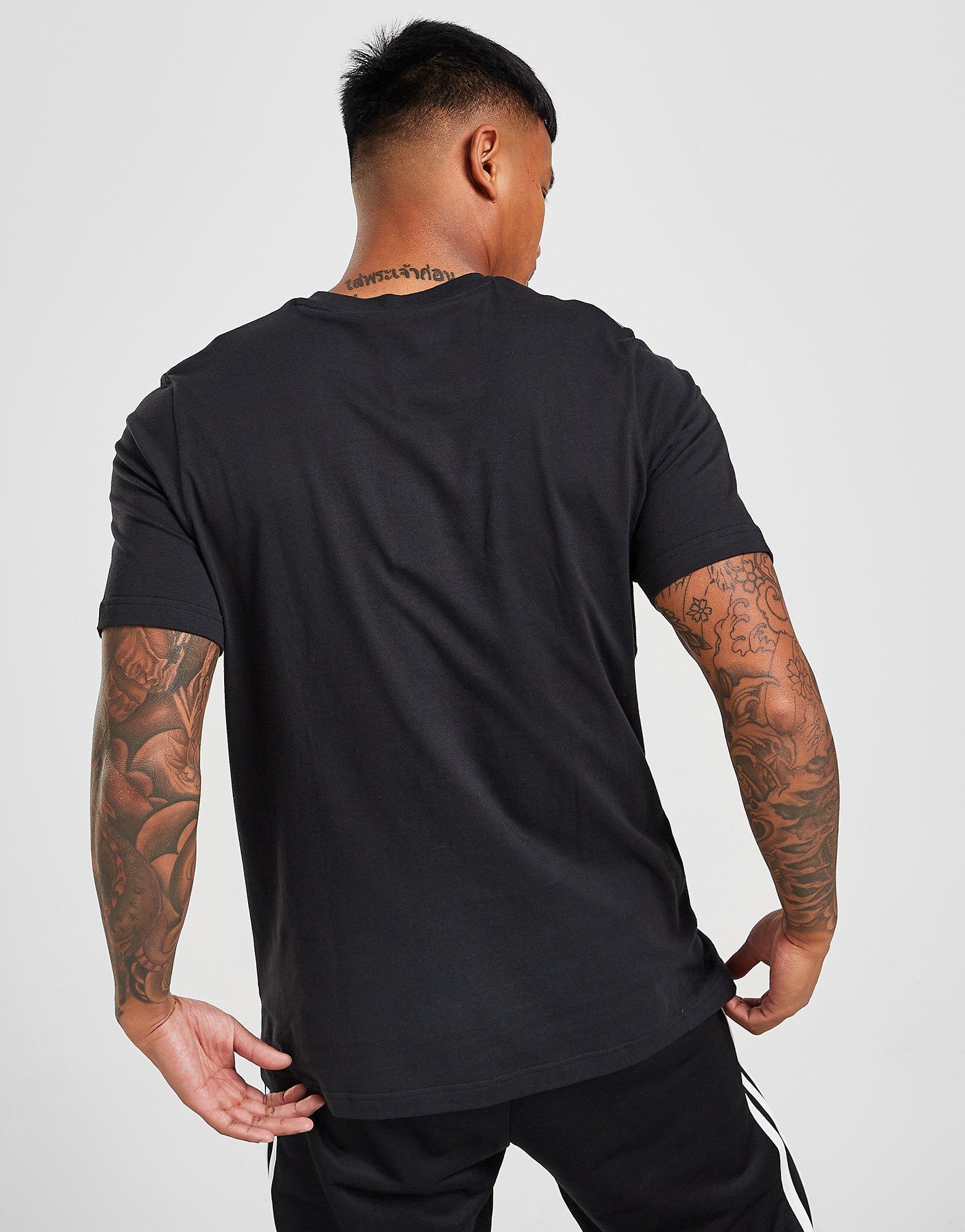 Мъжка тениска ADIDAS ТЕНИСКА BOS 3 STR T BLK/G5/WHT HN4191 Черен