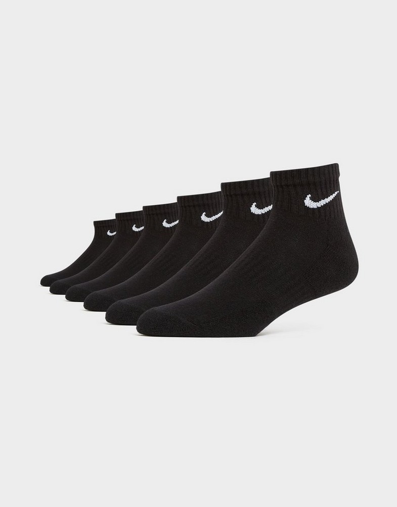 Șosete pentru femei NIKE 6-PACK EVERYDAY CUSHIONED ANKLE SOCKS  SX7669-010 Negru