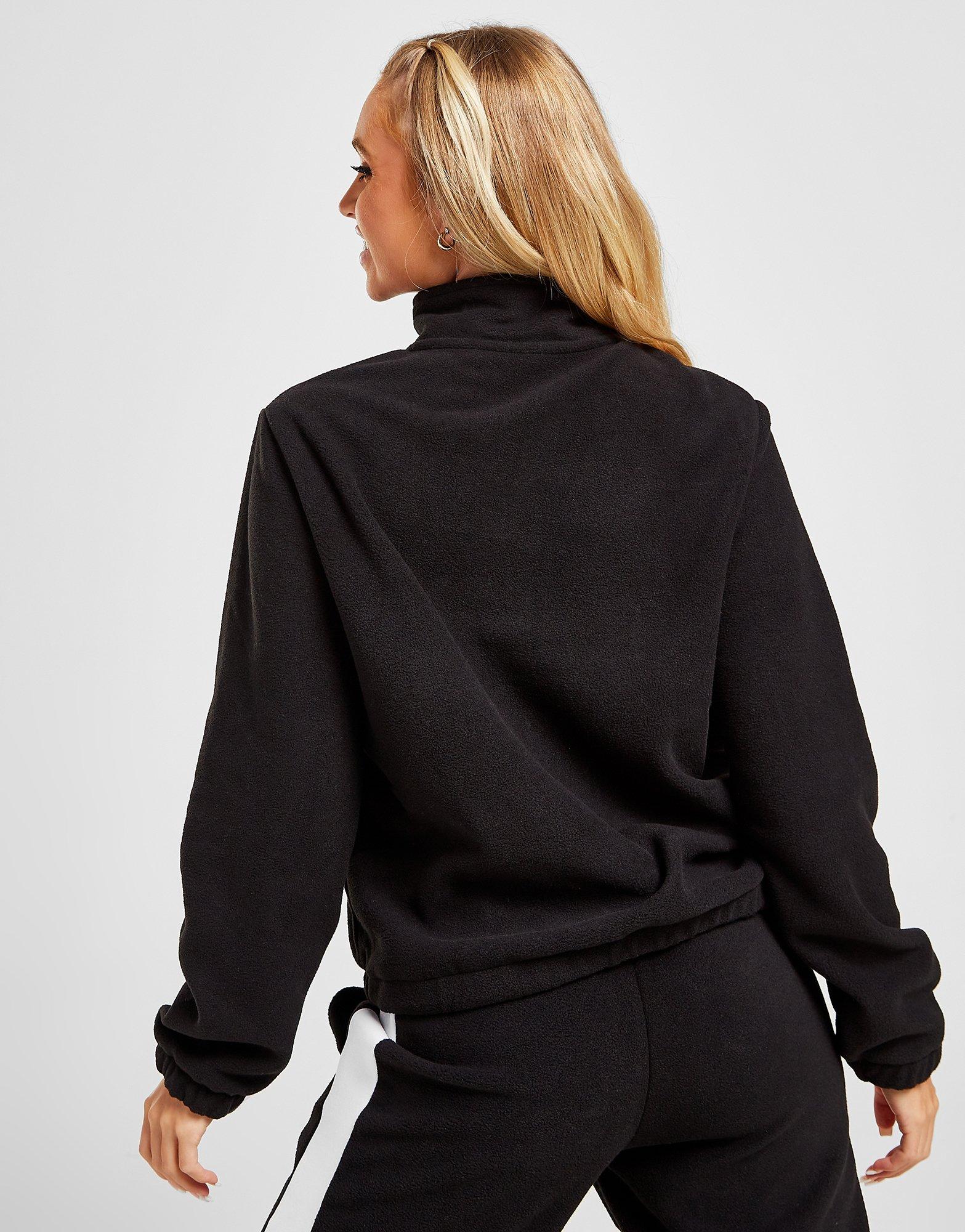 Dámska mikina FILA MIKINA S KAPUCŇOU FLÍSOVÁ   MIKINA FLEECE 1/4 ZIP TOP FW20JDW053BLK Čierna