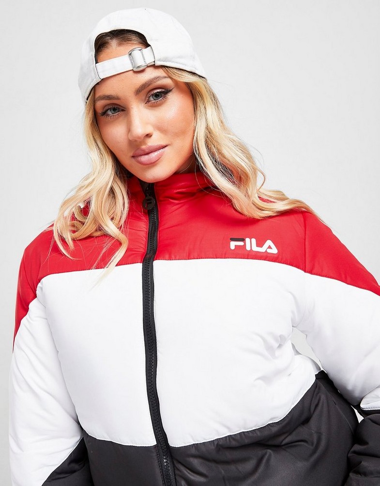 Fila colour block padded jacket on sale