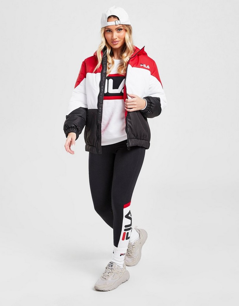 FILA BUNDA COLOUR BLOCK PADDED JACKET FW18JDW030BLK Čierna