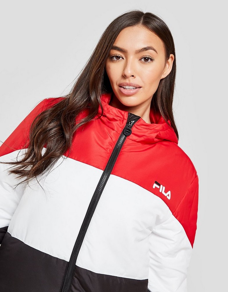 FILA BUNDA COLOUR BLOCK PADDED JACKET FW18JDW030BLK Čierna