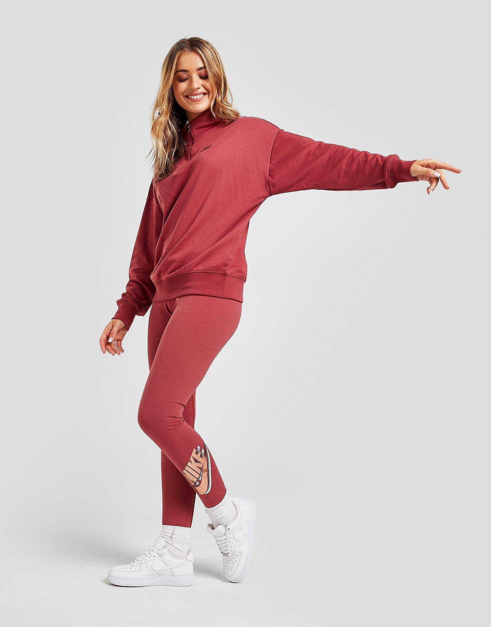 Colanți pentru femei NIKE COLANȚI DOUBLE FUTURA COLANȚI DM4610661 Maro