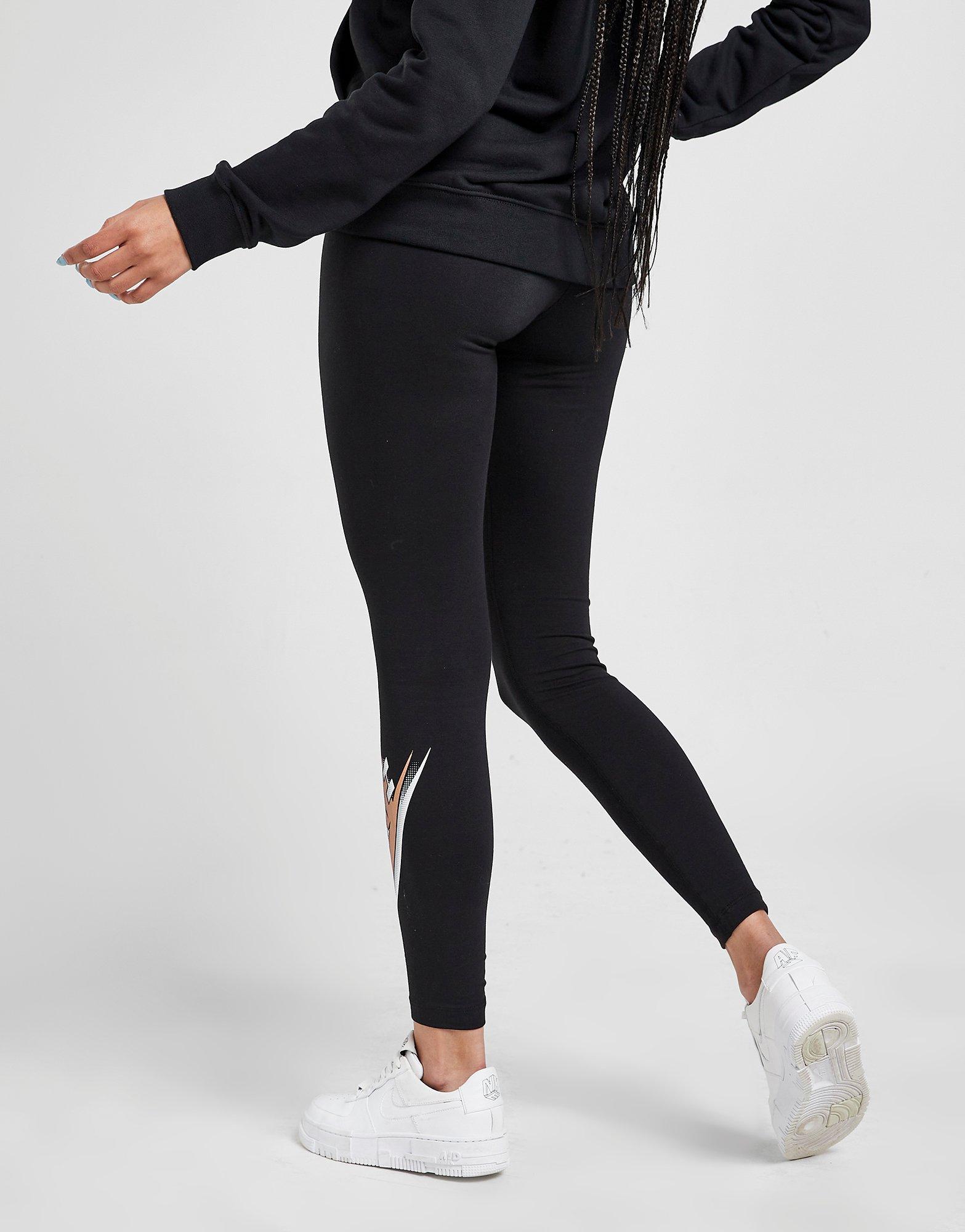 Colanți pentru femei NIKE COLANȚI DOUBLE FUTURA COLANȚI DM4610011 Negru