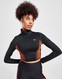 UNDER ARMOUR BEZRĘKAWNIK HEATGEAR CROP 1/4 ZIP TOP