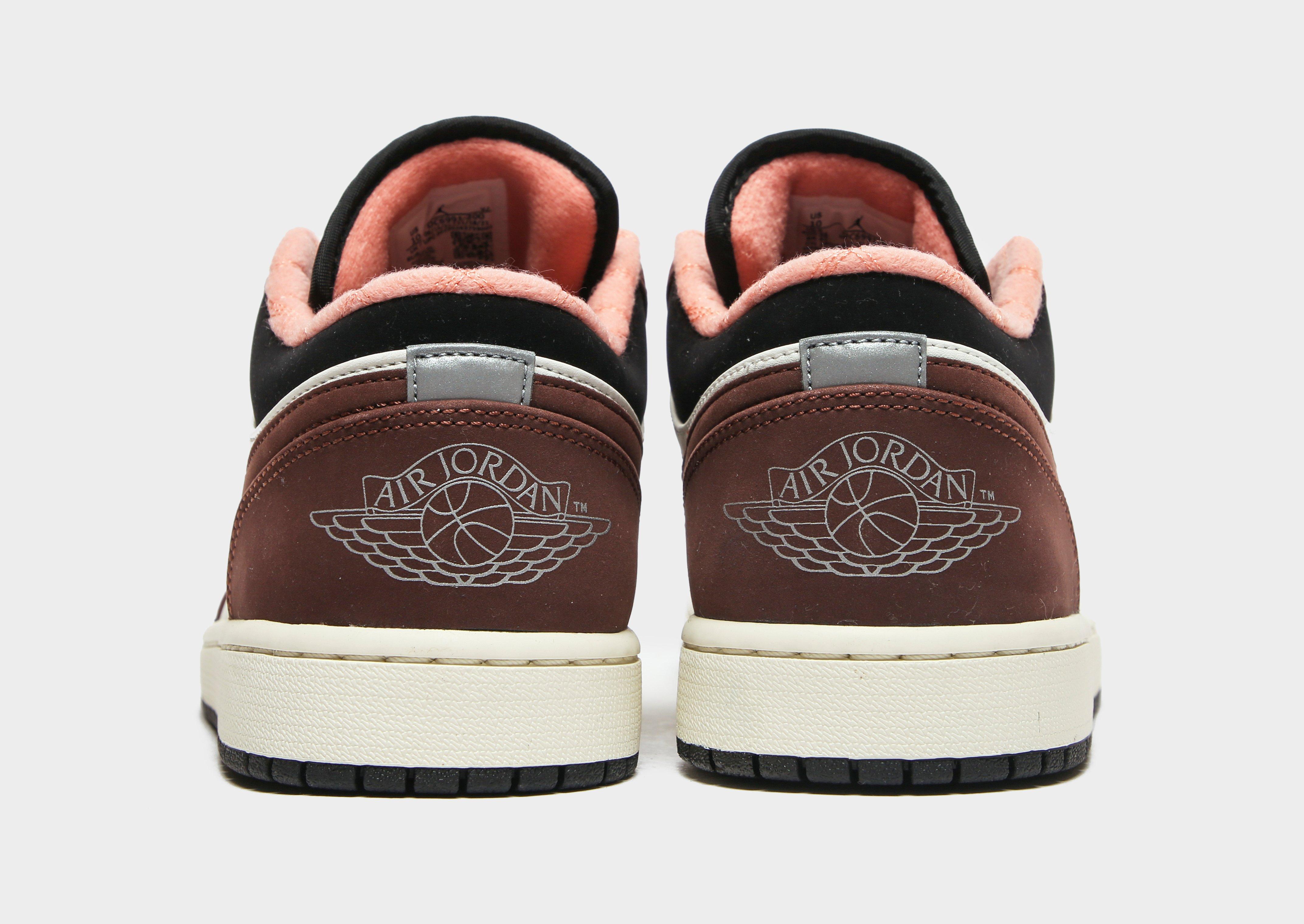 Buty sneakersy męskie AIR JORDAN 1 LOW SE  DC6991-200 Brązowy