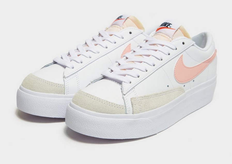 Buty sneakersy damskie NIKE BLAZER LOW PLATFORM  DJ0292-103 Biały