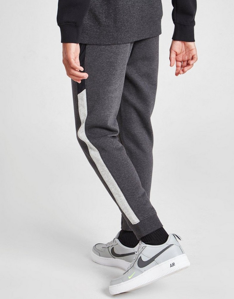 NIKE SPODNIE HYBRID FLEECE STRIPE JOGGERS JUNIOR DM6789032 Czarny