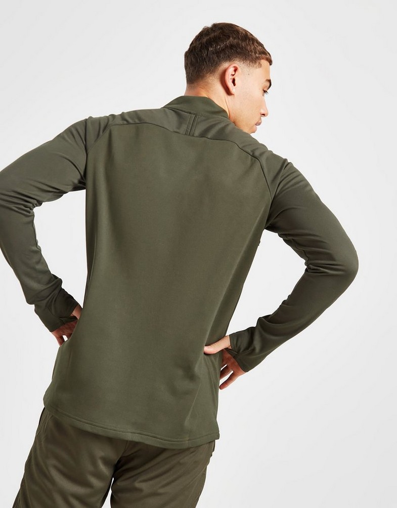 Pánska mikina NIKE MIKINA ACADEMY 1/4 ZIP TOP CW6110-325 Khaki