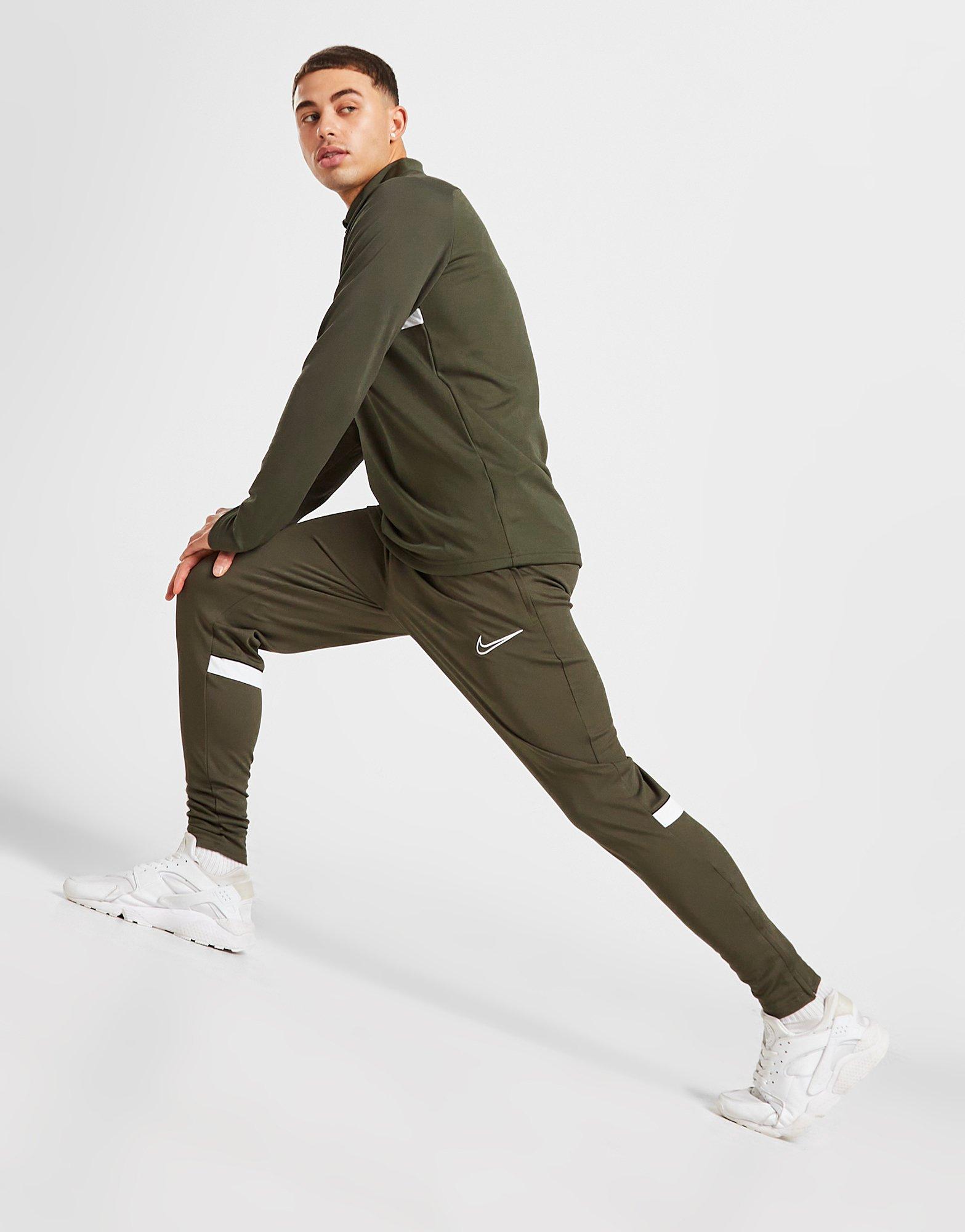 Nike academy tracksuit on sale khaki